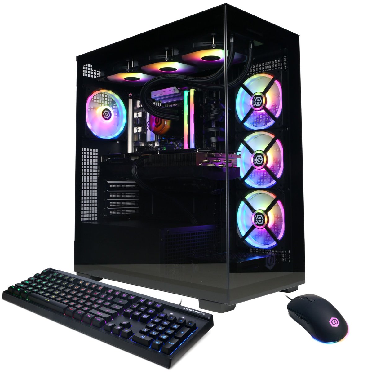 CyberPowerPC Gaming Desktop, Intel Core Ultra 7 270K Plus, NVIDIA GeForce RTX 5080 16GB, 32GB DDR5, 2TB PCIe 4.0 NVMe SSD, Windows 11 Home