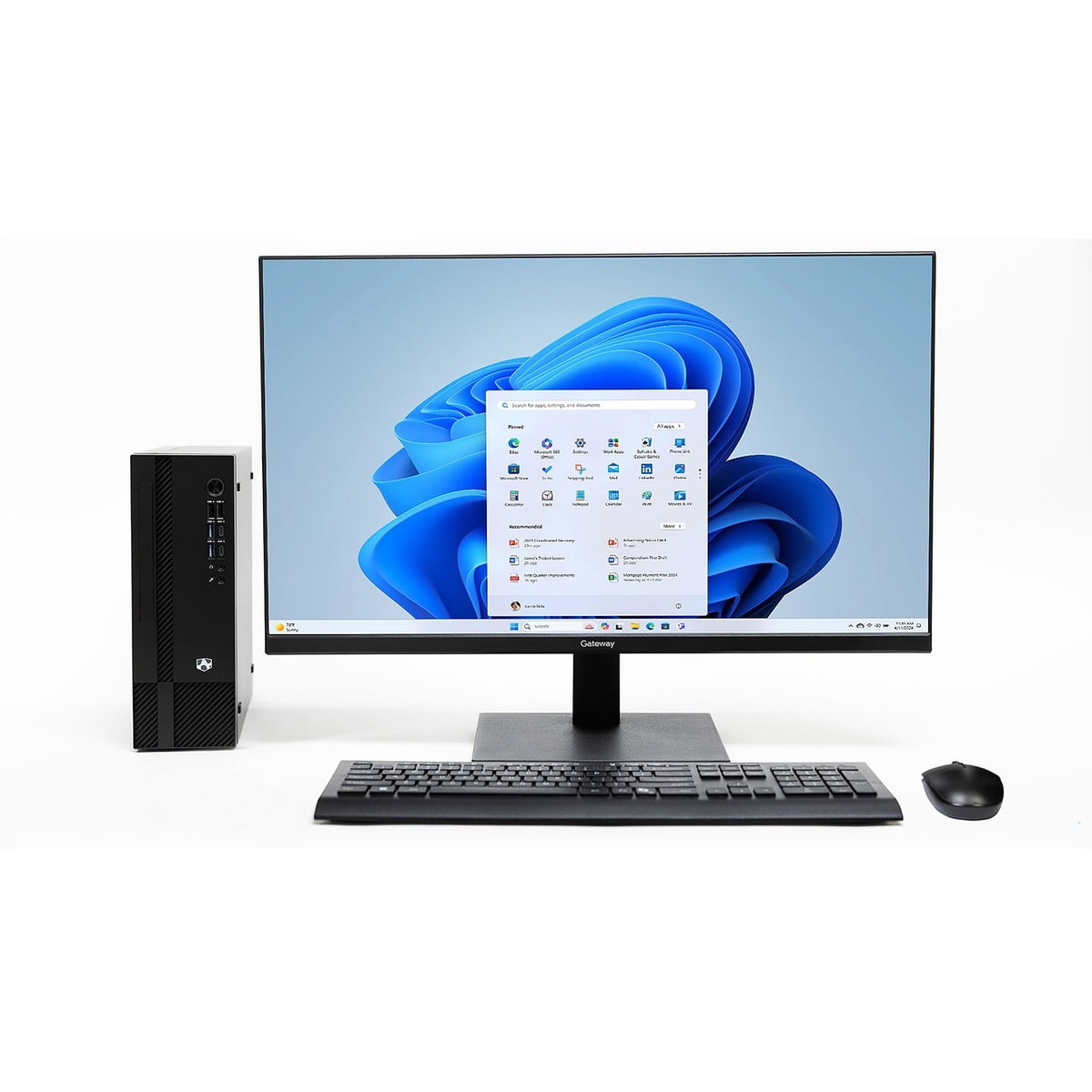 Gateway Desktop Computer & 27" QHD Monitor Bundle | Intel i5 Processor | 16GB RAM | 512GB SSD | Wireless Mouse & Keyboard Included