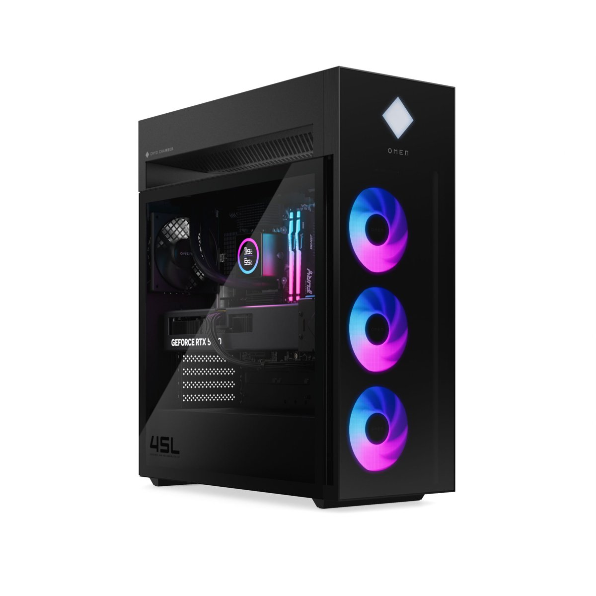 HP OMEN 45L Gaming Desktop | Intel Core Ultra 7 265K | 32GB DDR5 RAM | 2TB SSD | NVIDIA GeForce RTX 5080
