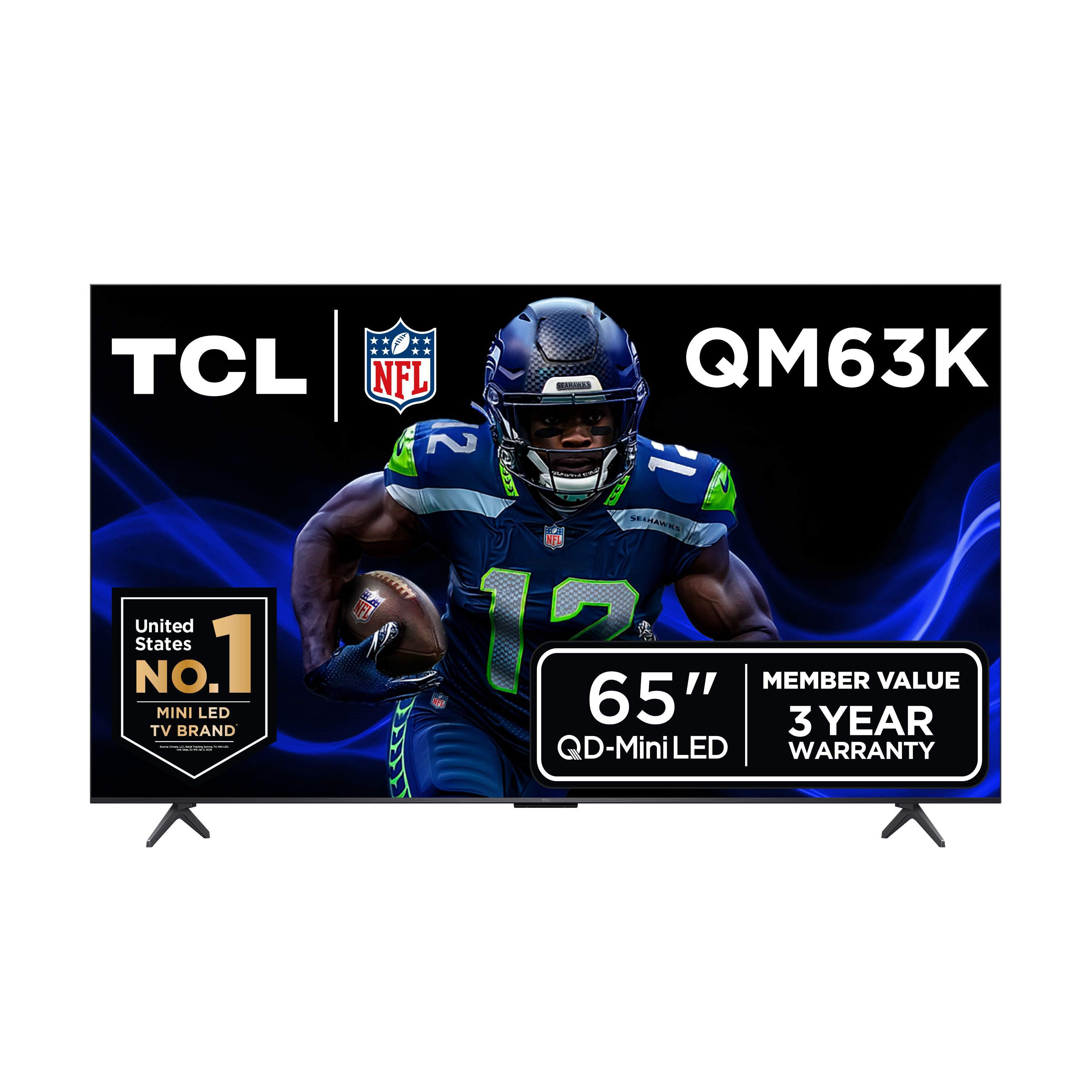 TCL 65" Class QM63K Series QD-Mini LED Smart TV