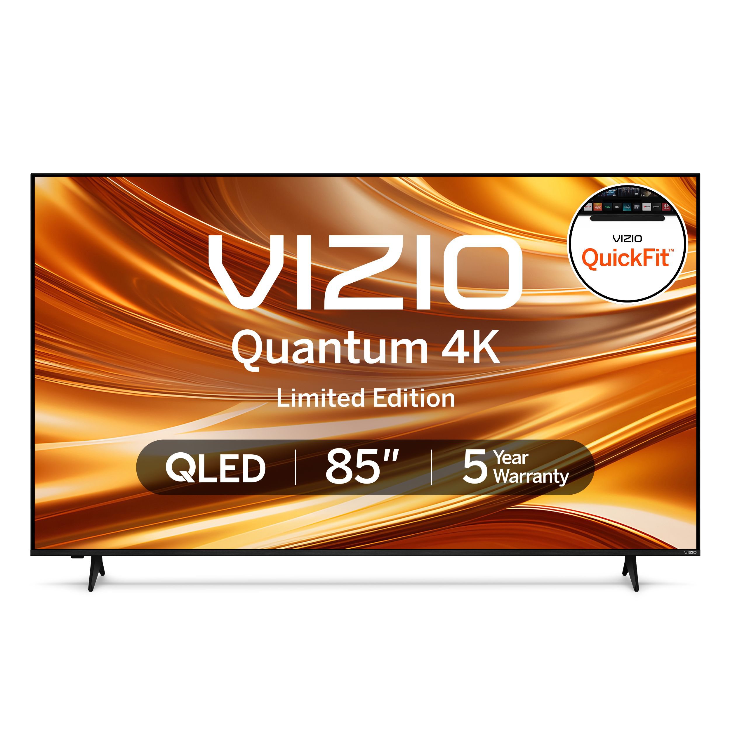 Vizio 85" Class Quantum Series 4K QLED Smart TV, QuickFit® Compatible